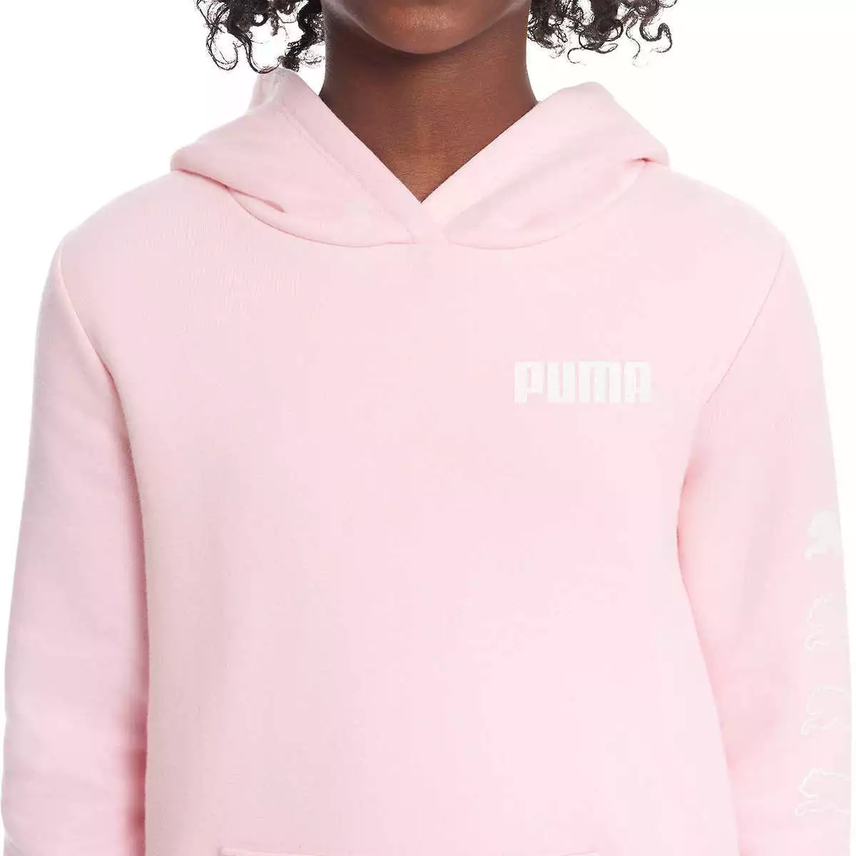 PUMA Girls' Fleece Hoodie Pullover, Light Pink L 14/16 | eBay