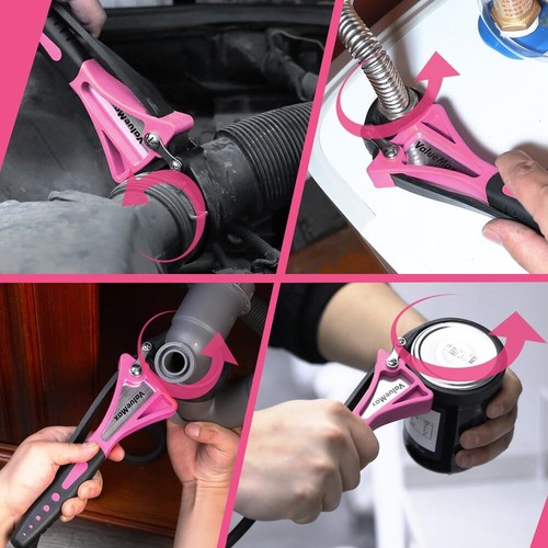 ValueMax 2PCS Strap Wrench 4" Small 6" Large Oil Filter Wrench Adjustable Wrench - Afbeelding 5 van 6
