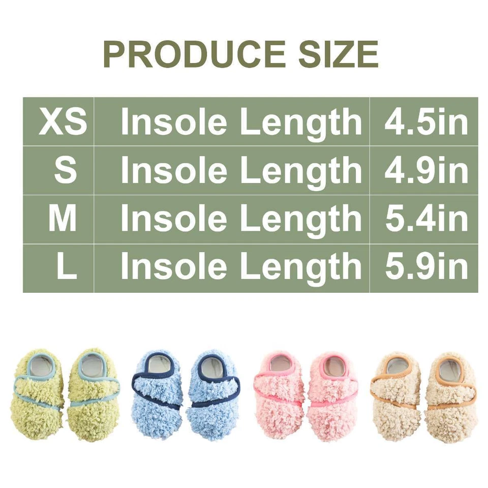 Toddler Baby Girls Boys Toddlers Soft Fur Warm House Slippers Cotton Socks Shoes - Image 3 of 4