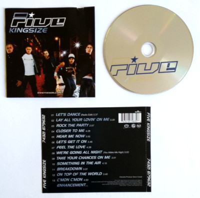 CD Five Kingsize Pop Europe 2001 Cinch Musik Audio Compact Disc (Z4)