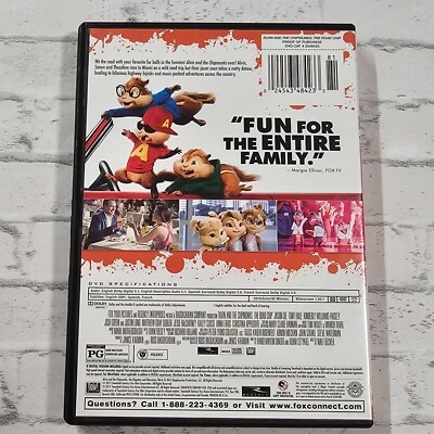 Alvin and the Chipmunks Road Chip (DVD, 2017) | eBay