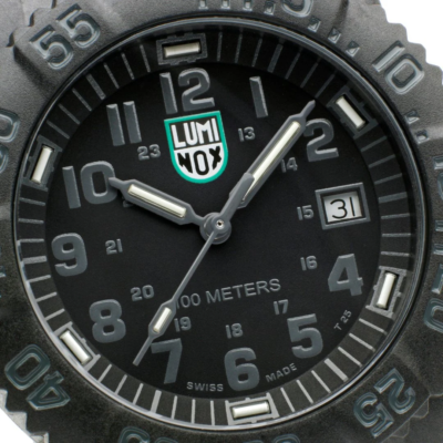 Luminox 37mm G Sea Lion Black Dial Carbonox Case Polyurethane 100m