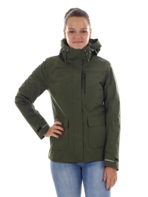 CMP Outdoorjacke Funktionsjacke Steppjacke grün ClimaProtect  warm