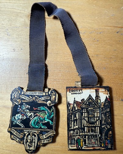 Liberty's London - Liberty London - Antique Vintage Bookmark - BEAUTIFUL!