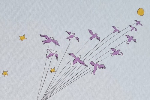 SAINT-EXUPERY * DER KLEINE PRINZ FLIEGT DAVON *Lithographie + Zertifikat*limited - Bild 6 von 11