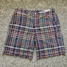 Polo Ralph Lauren VTG Vintage Indian Madras Shorts Men's Size 33 Plaid Cotton