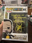 Funko Pop! Vinyl Crocodile One Piece 925 Signed And Cert W/ side art and quote