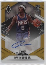 2021 Panini Chronicles Phoenix Rookie Gold 6/10 David Duke Jr #PRA-DDJ Auto 1jy