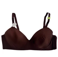 Vanity Fair Bra 40B Brown 72200 Nearly Invisible Full Coverage Wire Free NEW