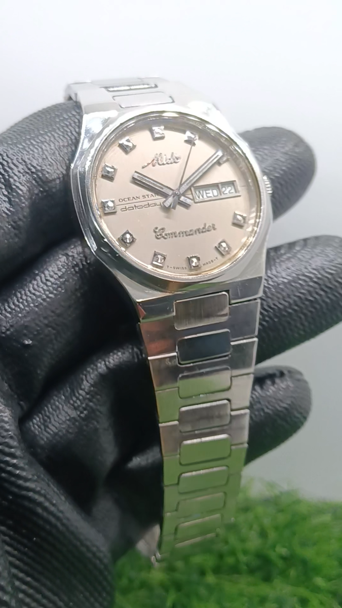 Vintage Mido Commander Ocean Star Datoday 8018 | eBay