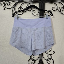 Lululemon Speed Up Shorts 4" Blue Pastel Marble 8