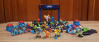 Akedo Warriors lot - used, 18 characters (3 rare), battle arena, 9 controllers