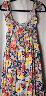 Isabel Maternity Dress by Ingrid & Isabel Floral Smocked Maxi  Square Neck L