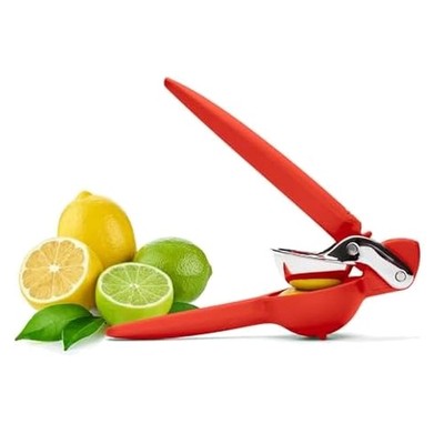 FreshForce Persimmon Lemon Squeezer with Dual-Gear for Maximum Juice Extraction