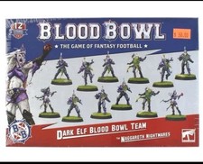 Dark Elf Blood Bowl Team: The Naggaroth Nightmares - Brand New, Factory Sealed