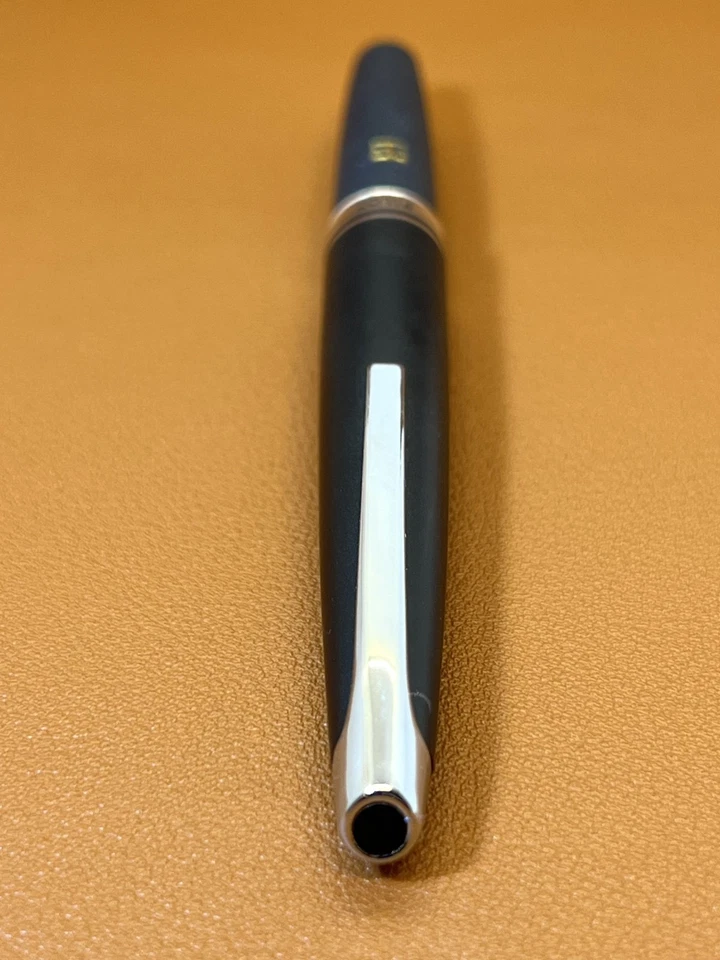 Pluma Estilográfica Clásica Pilot Myu 25 1977 De Colección Negra Mate Plumín Fino Hecha en Japón Foto 3 de 4