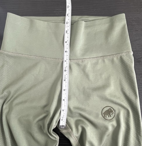 Mammut Tight Women’s Athletic Climbing Ankle Leggings Olive Green Small - Picture 10 of 11