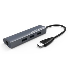 USB 3.0 3 Ports Hub with Gigabit Ethernet Adapter Supports for Windows Mac OS