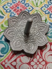 Jewelry Ring Holder Gray Dish Tray Great Gift For Women 4 -1/2 In Wide Good Cond