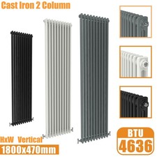 Traditional 2 3 Column Radiator Cast Iron Style Horizontal Vertical Heating Rads