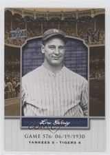 2008 Upper Deck Yankee Stadium Legacy Lou Gehrig #YSL576 HOF 3h2