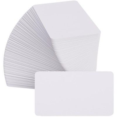 MaxGear 100Pcs Blank Business Cards, 3.5'' x 2'' Kraft Paper x 2'', white 