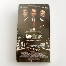 Goodfellas 1991 VHS Warner Bros Home Video Robert de Niro Ray Liotta Joe Pesci