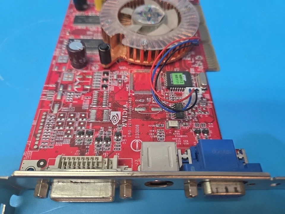 MSI GeForce FX 5700LE 128MB AGP 8X Graphics Card MS-8958 Tested & Working - Image 3 of 4