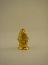 Share Pair of Gold Plated Lamp Finials (Acorn)