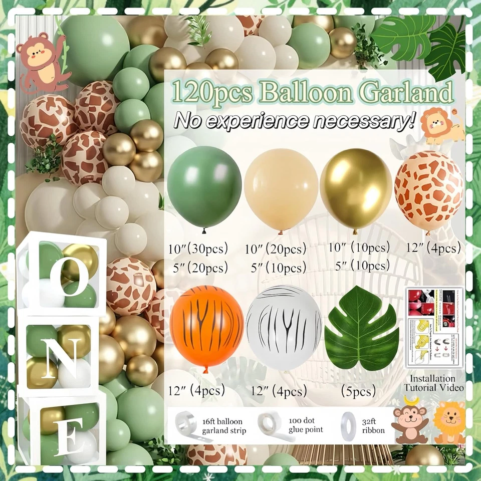 Wild One Birthday Decorations, 1St Birthday Decorations for Boy or Girl, Photo B - Image 2 of 4