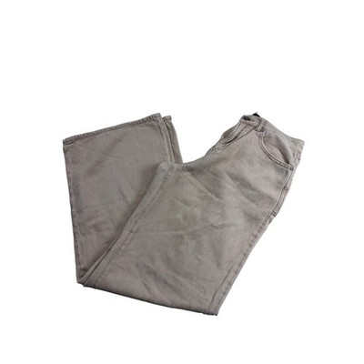 Sincerely Jules Tan Beige Wide Leg Jeans High Waisted 100% Cotton Size 3/26