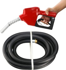 3/4'' x 20' Fuel Transfer Hose with Auto Fuel Nozzle, 3/4" Inlet  13/16"