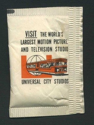 Vtg Cane C&H Sugar Packet * Universal City Studios Entertainment Center of World