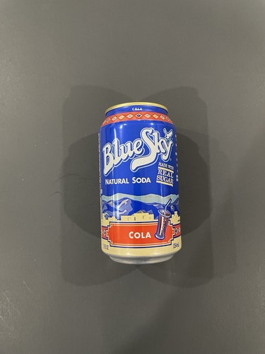 Blue Sky Cola Soda Pop Can. Bottom Opened. 12oz. Combined Shipping.