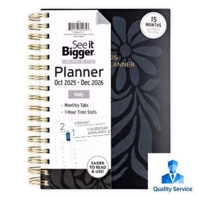 See It Bigger 2025-2026 15 Month Daily Medium