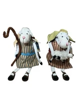 DaySpring Hallmark Eli Jake Really Woolly Nativity Shepherd Sheep Lamb Plush