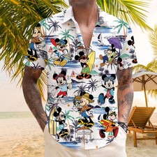 Disney Mickey Aloha Surf Trip Hawaiian Shirt