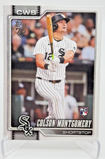 Colson Montgomery 2026 Topps Series One 1 Base Rookie Card RC #157 White Sox