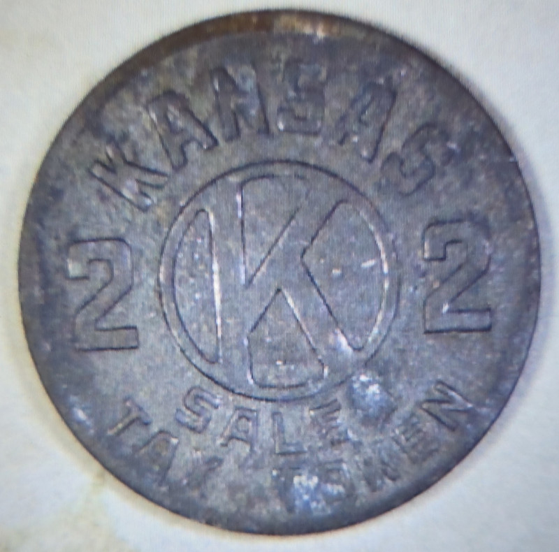 Kansas State Sales Tax Token 2 Mills Denomination Vintage Collectible