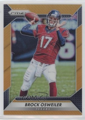 2016 Panini Prizm Orange Prizm 91/299 Brock Osweiler #40 1n1