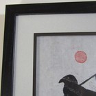 Yata Karasu Crow Koinobori woodcut woodblock print Japanese hanga signed framed! — photo 7