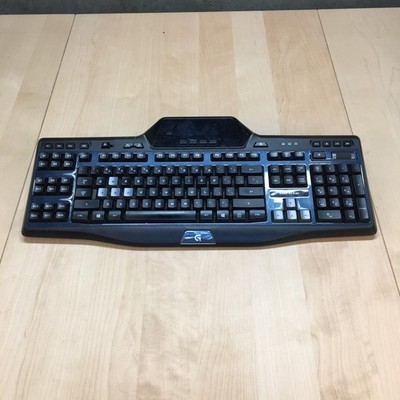 Logitech G510s Programmable Gaming Keyboard LCD Black TESTED