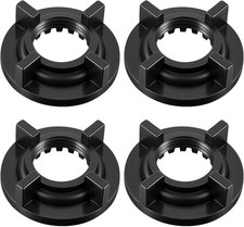 4PCS Faucet Nut, 1/2"IPS PP Plastic Sink Faucet Mounting Lock Nut, Replacement