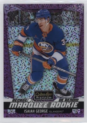 2024 O-Pee-Chee Platinum Violet Pixels 100/299 Isaiah George #297 Rookie RC 16fy