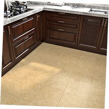 Thick Yellow Marble Floor Tiles Peel and Stick Waterproof 20 Tiles 2.Sallow