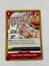 Gum-Gum Gatling Gun C Carrying On His Will OP13-021 NM