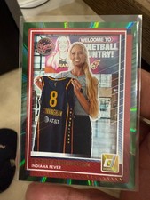 2025 Panini Donruss WNBA Sophie Cunningham Green Laser #24 Indiana Fever