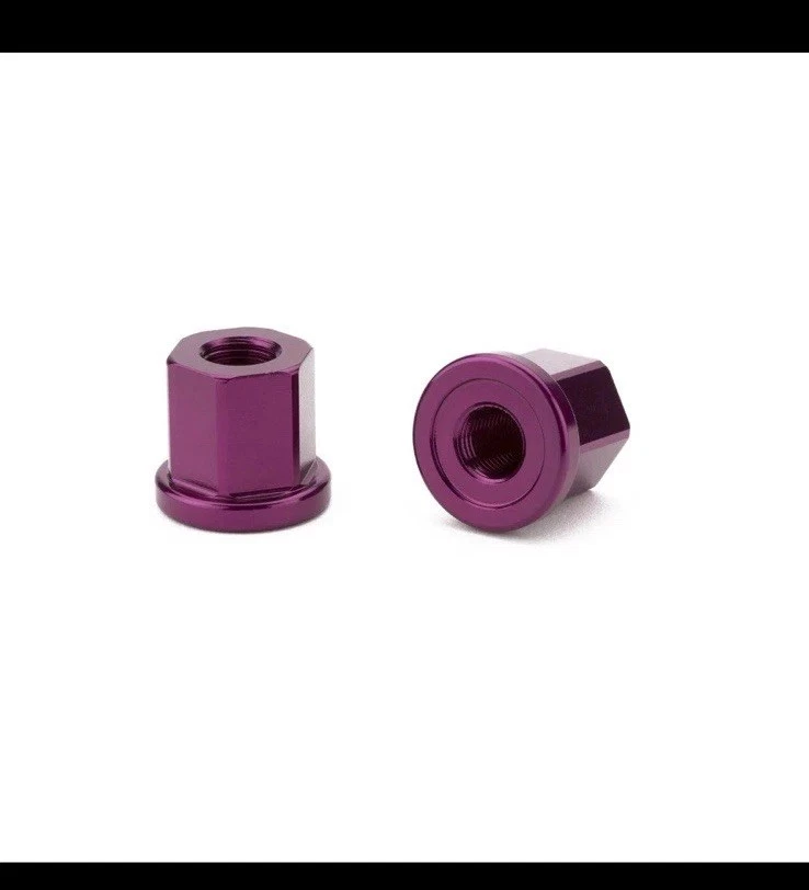 MISIÓN-Aleación 3/8” ⚡️BMX⚡️ Eje “púrpura” 🥜NUTZ🥜…(SE VENDE EN PAREJA) 🔥⚡️🔥 Foto 2 de 3