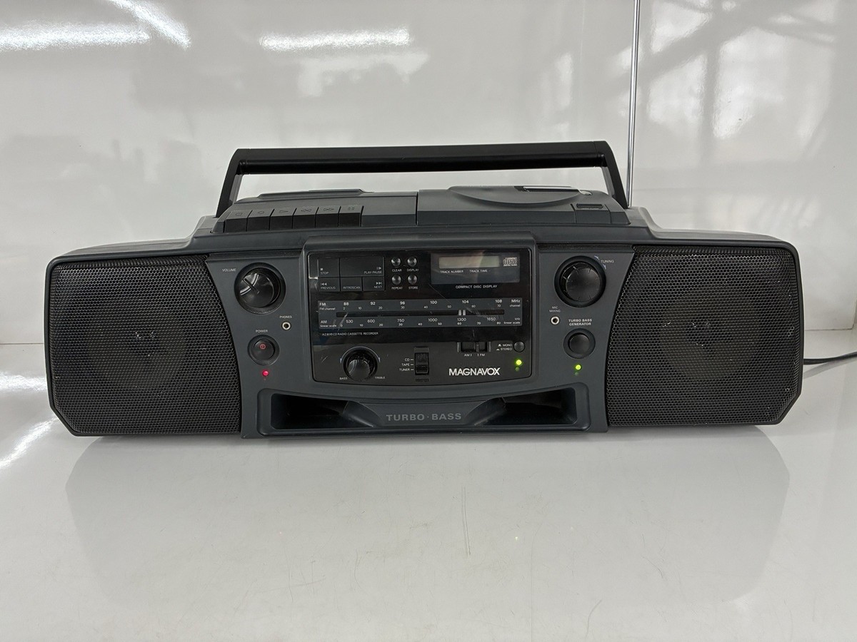 Philips Magnavox AZ8110 Boom Box AMFM Radio CD Cassette Player