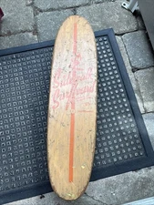 Rare Wooden Sidewalk Surfboard Skateboard VINTAGE Antique